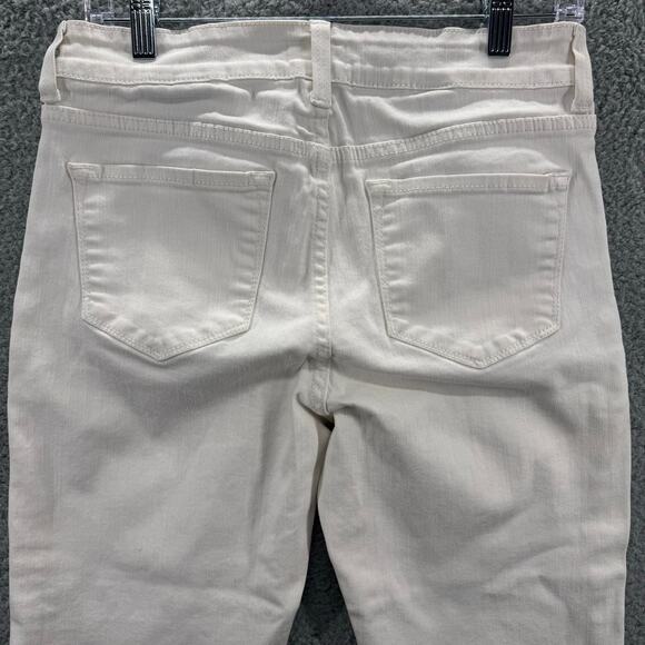 NYDJ Women's White Ankle Jeans Size 6 Life Tuck Technology Stretch Denim - Picture 8 of 14